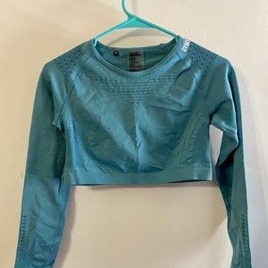 Gymshark Flawless Knit Long Sleeve Crop Top